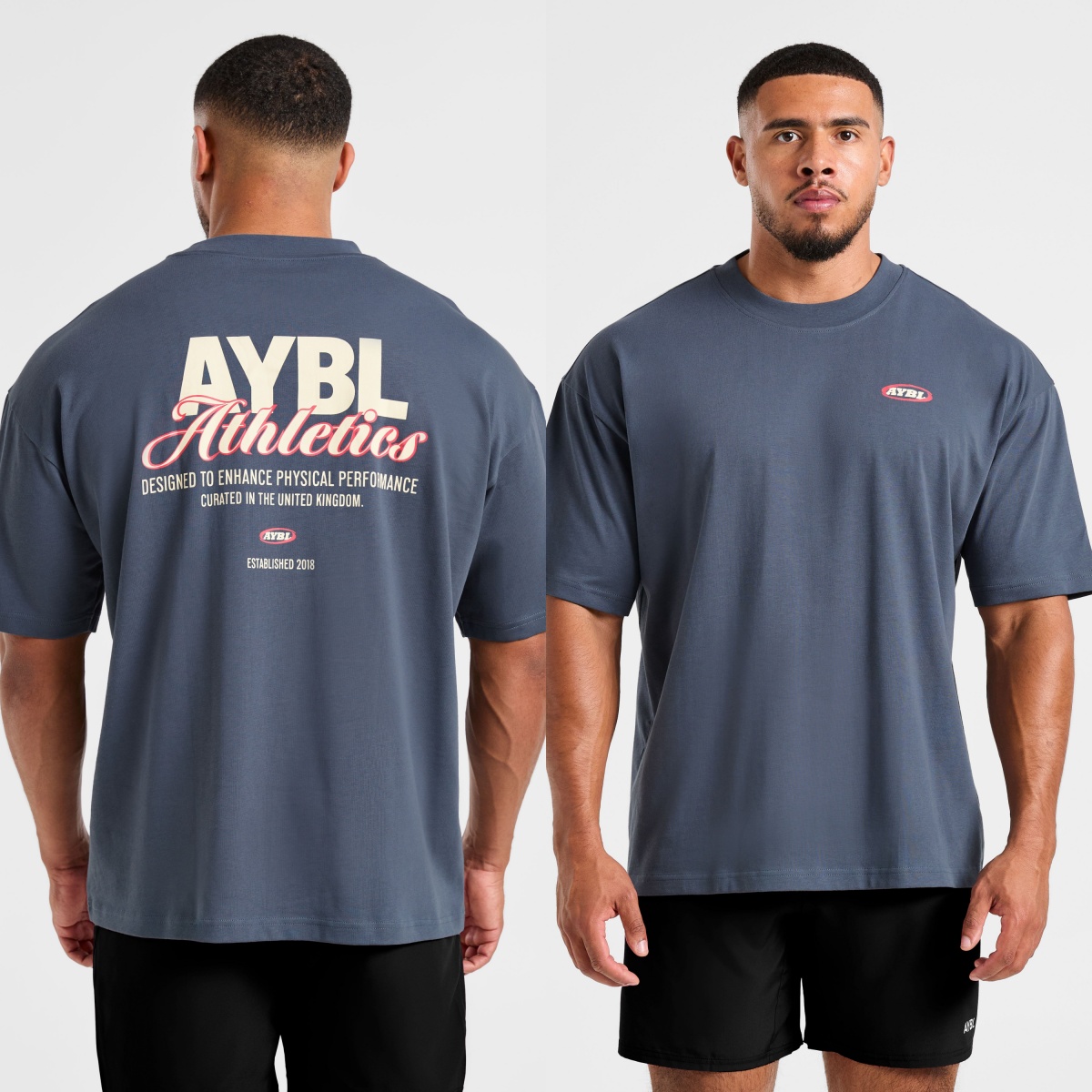 Streetwear Brand Top - Classic Athletics Script Oversized Fashion GYM