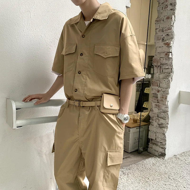 Corteiz Cargo Pant - Male Fashion with Leather Belt Bag