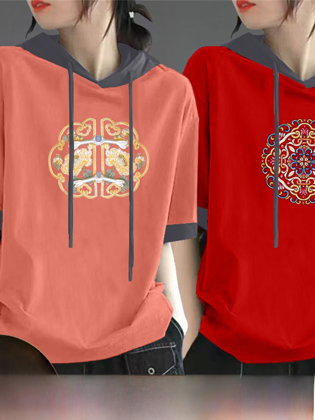 Red Pure Cotton Short Sleeve T - đánh giá và giá Streetwear High End Brand