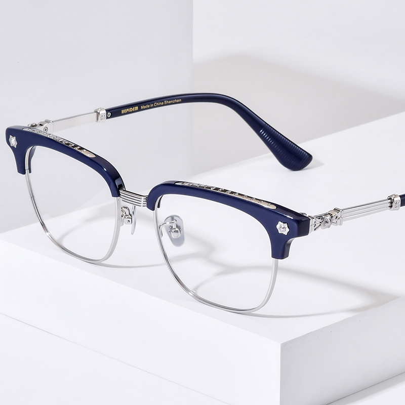 FONEX HEPIDEM Acetate Eyeglass - đánh giá và giá Chrome Hearts Ring