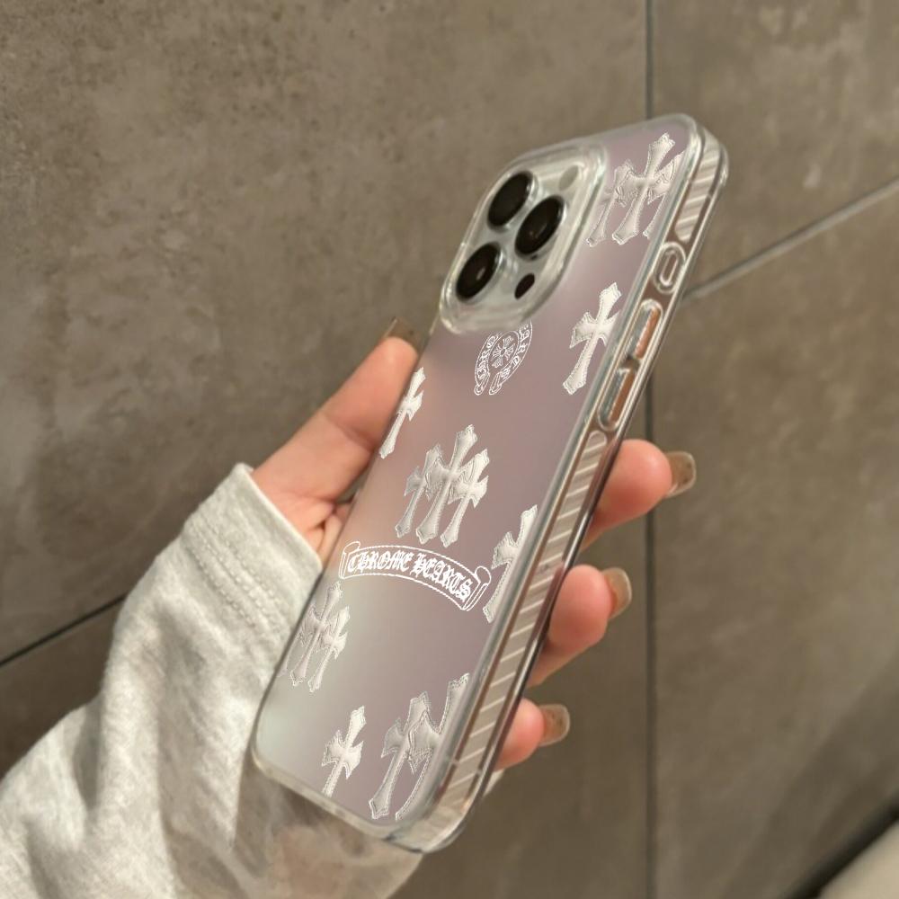 INS Cross Phone Case FOR IPhon - đánh giá và giá Chrome Hearts Ring