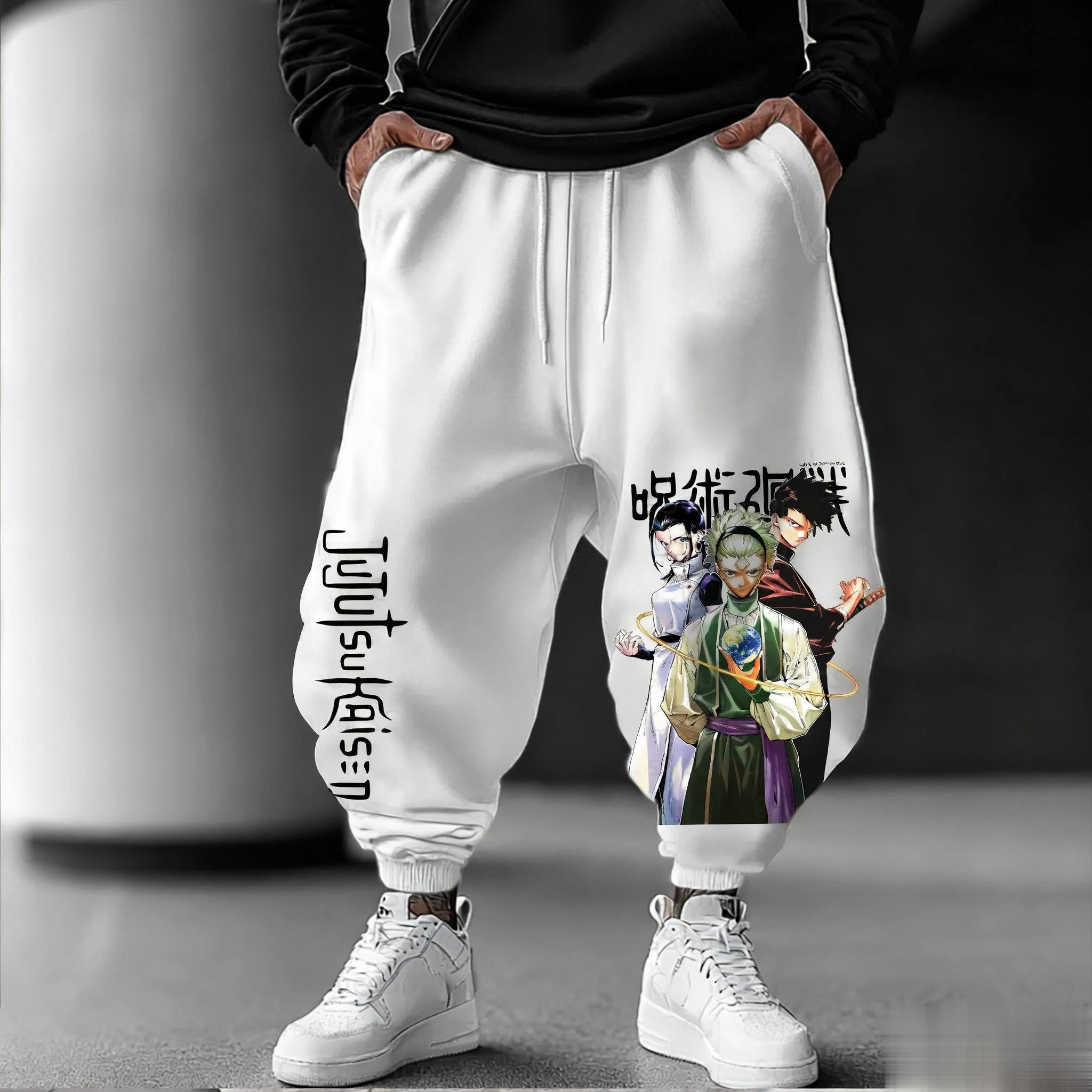 Jujutsu Kaisen Men Jogging Pan - đánh giá và giá Streetwear Brand Beanie