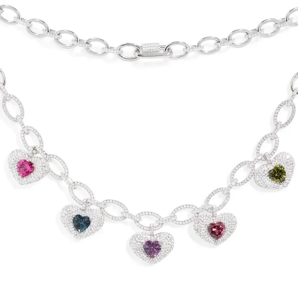 CY 2025 New Colorful Love Adju - đánh giá và giá Chrome Hearts Ring