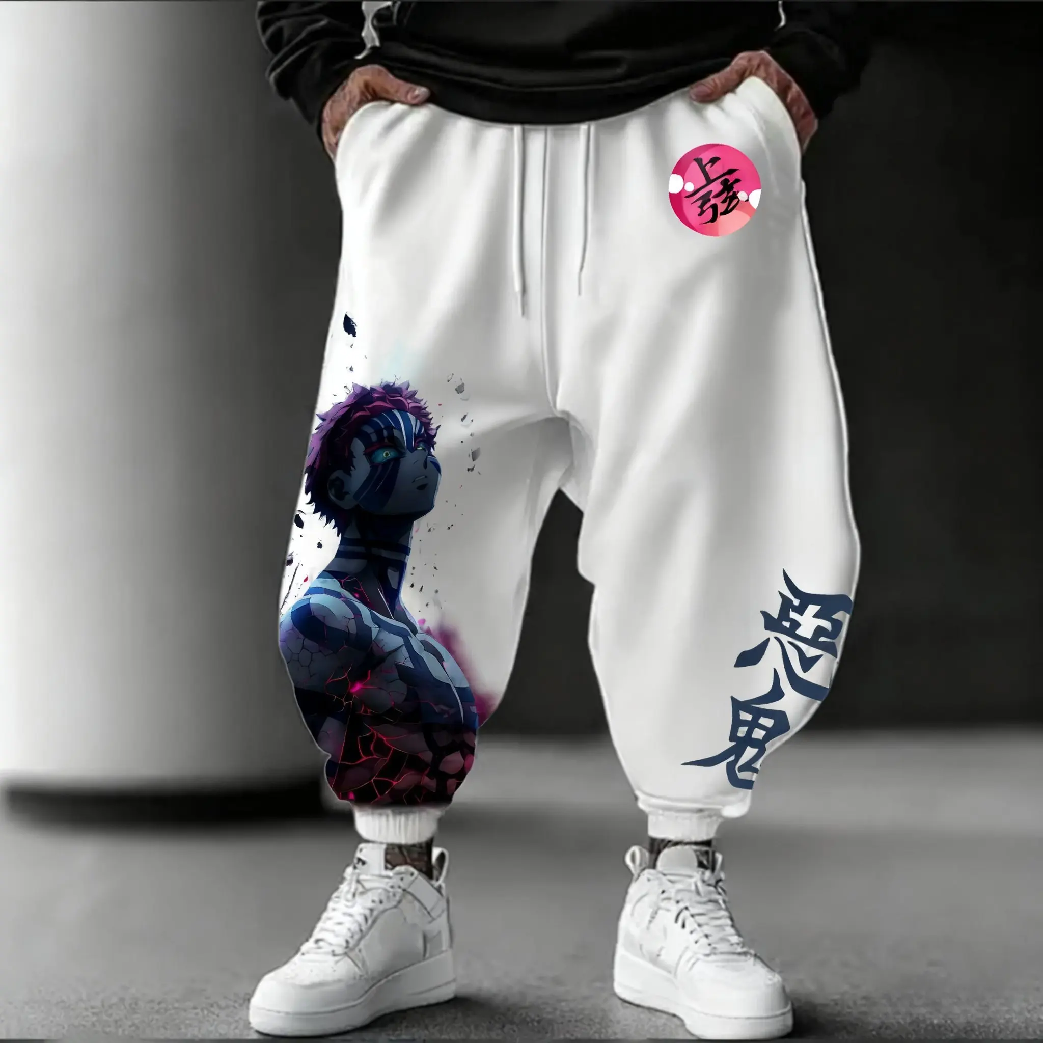 2026 Demon Slayer Akaza Anime  - đánh giá và giá Streetwear Brand Beanie