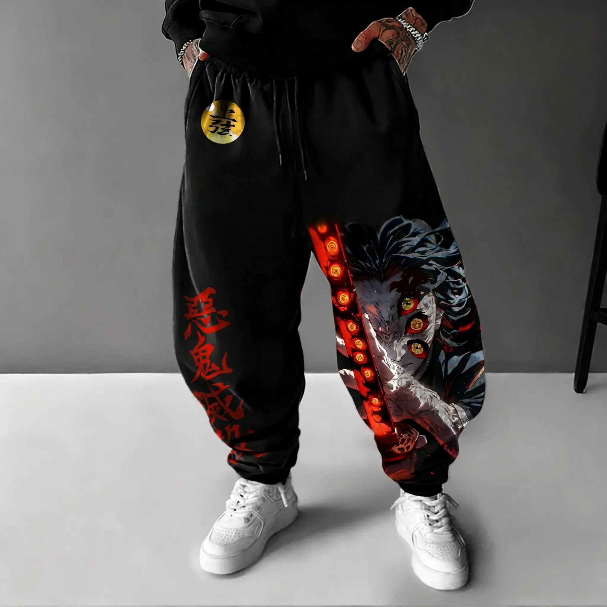 2026 Demon Slayer Akaza Anime  - đánh giá và giá Streetwear Brand Beanie