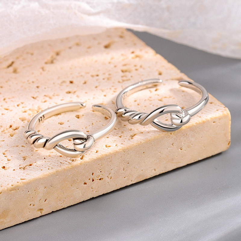 925 Sterling Silver Entangled  - đánh giá và giá Chrome Hearts Ring