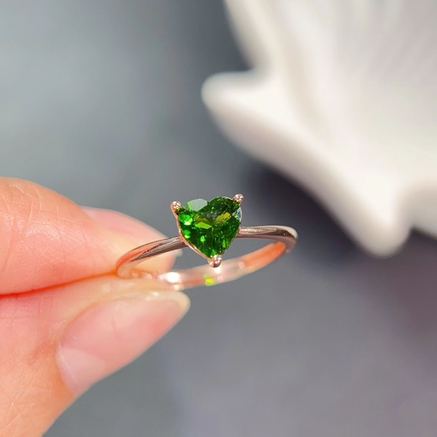 925 Silver Gemstone Ring 6mm 0 - đánh giá và giá Chrome Hearts Ring