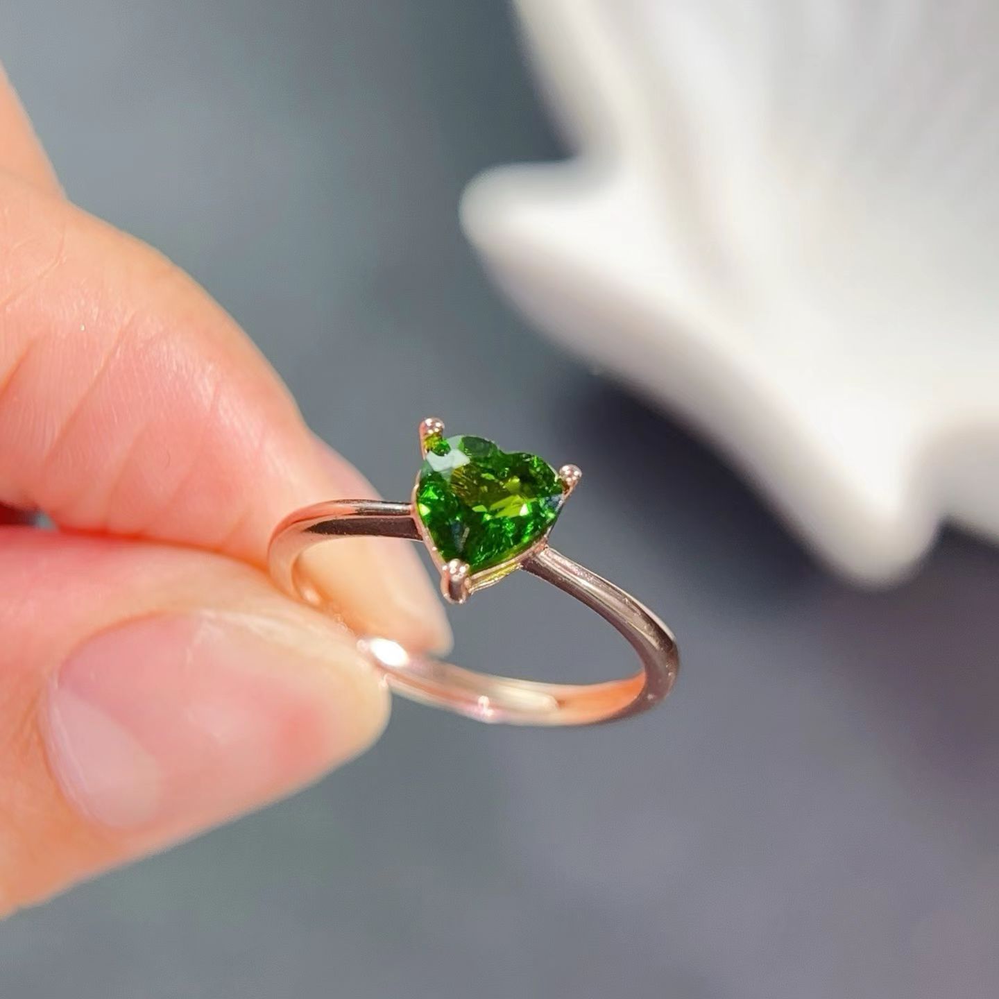 925 Silver Gemstone Ring 6mm 0 - đánh giá và giá Chrome Hearts Ring