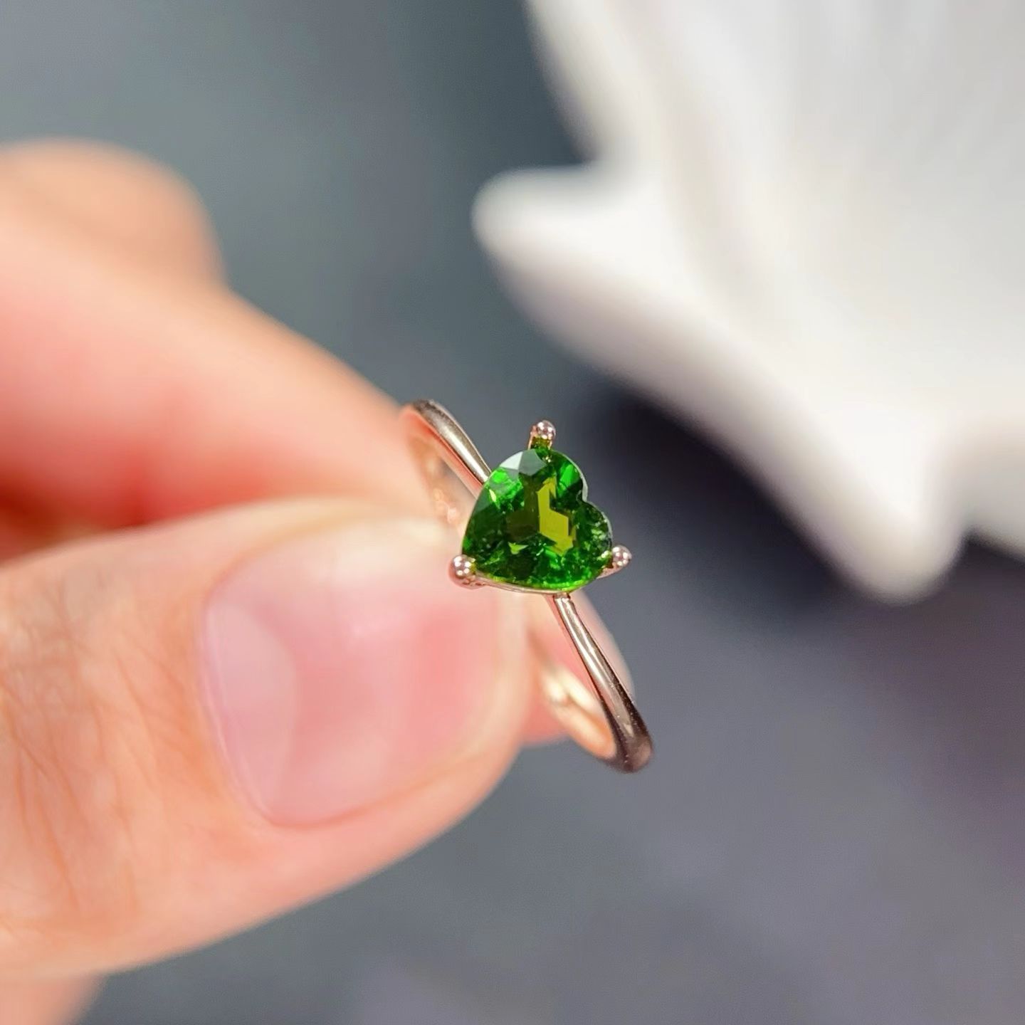 925 Silver Gemstone Ring 6mm 0 - đánh giá và giá Chrome Hearts Ring