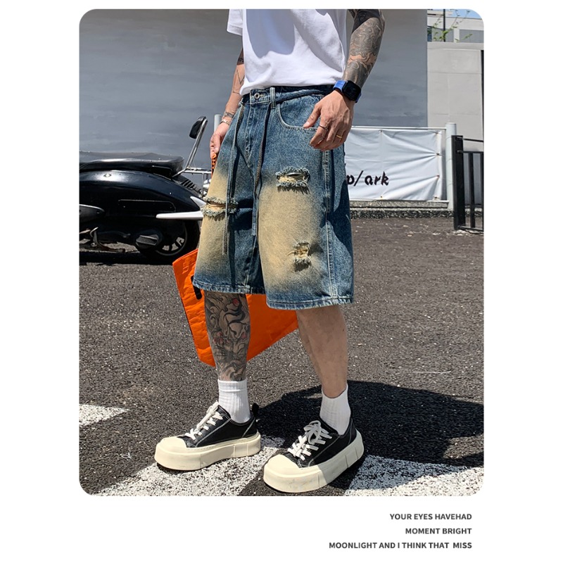 Men's Denim Shorts Jorts Ameri - đánh giá và giá Streetwear Brand Jorts