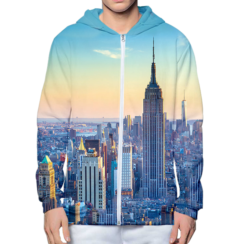 Autumn Winter 3D Printed New Y - đánh giá và giá Streetwear Brand New York