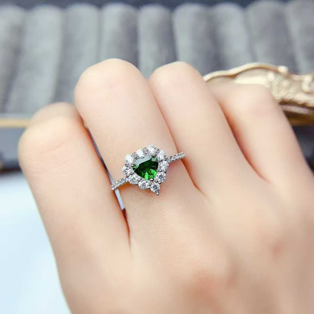 Pure 925 Silver Gemstone Ring  - đánh giá và giá Chrome Hearts Ring