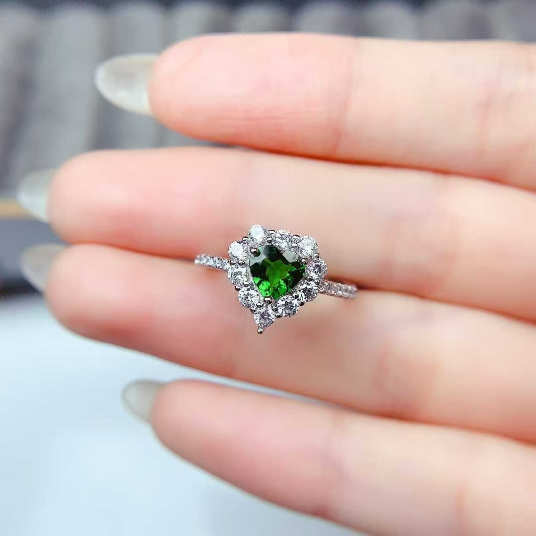Pure 925 Silver Gemstone Ring  - đánh giá và giá Chrome Hearts Ring