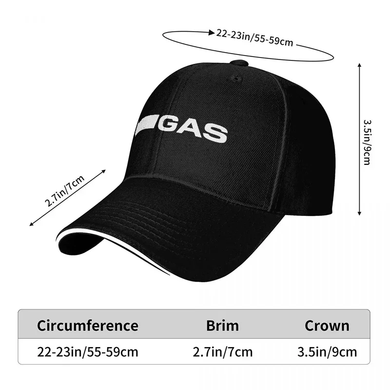 New GAS Brand Logo Black Baseb - đánh giá và giá Streetwear Brand Logo Design