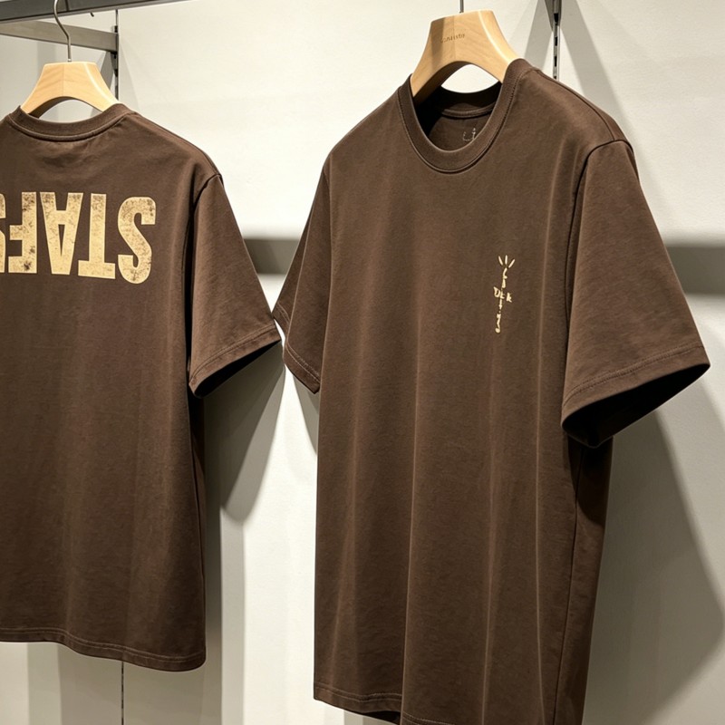 Summer Brown Cactus Jack Tshir - đánh giá và giá Cactus Jack Tee