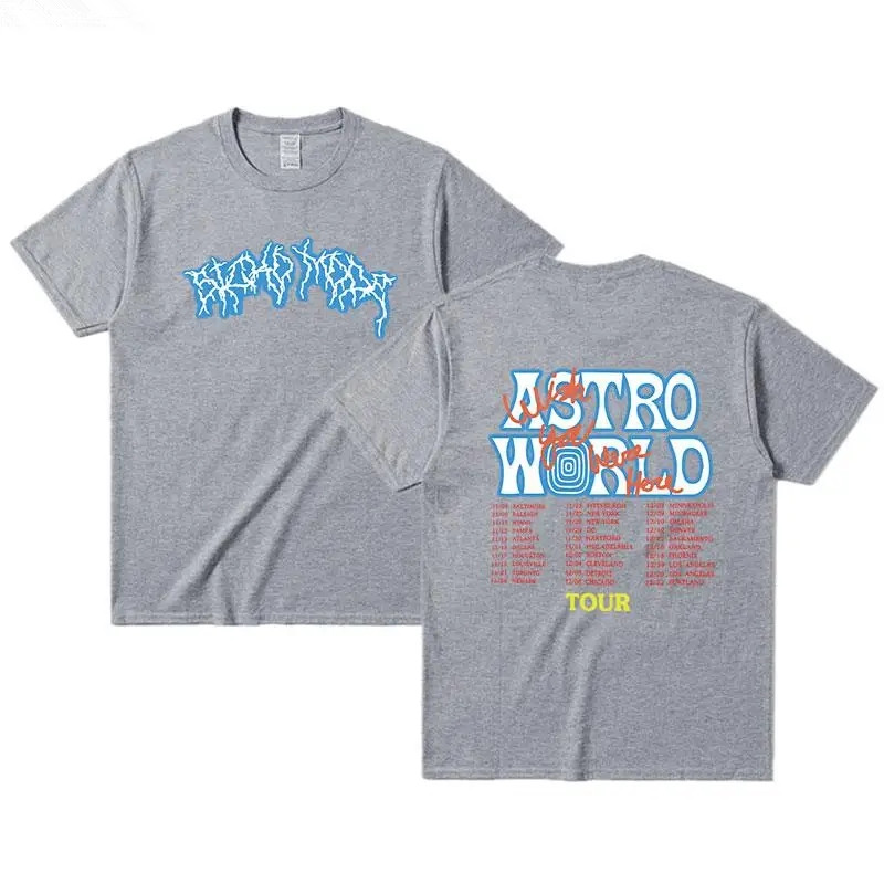 New Summer Hip Hop T Shirt Men - đánh giá và giá Cactus Jack Tee