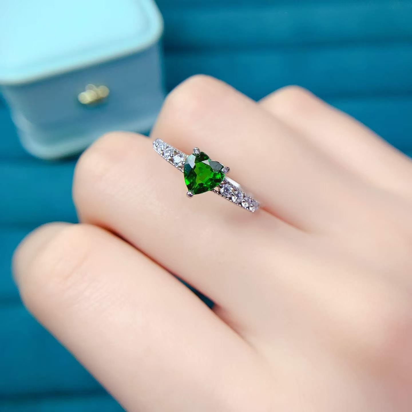 Pure 925 Silver Gemstone Ring  - đánh giá và giá Chrome Hearts Ring